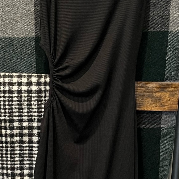 Black Maxi Dress with Cut-Out - Picture 2 of 3